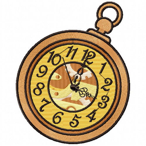 Steampunk Timepiece 01- Steampunk #05 Machine Embroidery Design