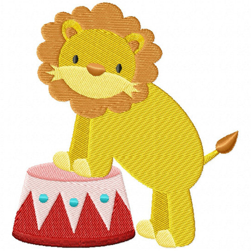 Carnival Lion - Carnival #04 Machine Embroidery Design