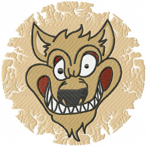 Werewolf - Happy Halloween #12 Machine Embroidery Design