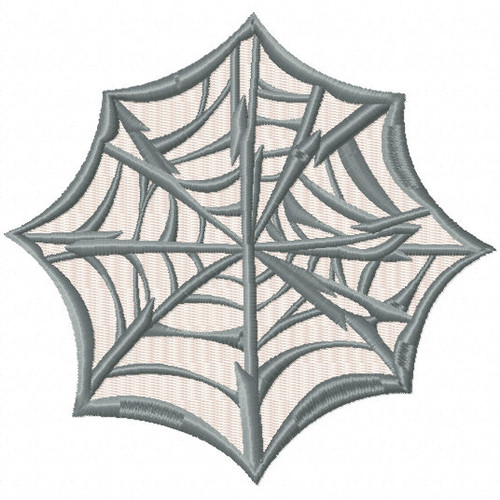 Halloween Web - Halloween #08 Stitched and Applique Machine Embroidery Design