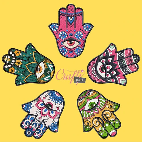 Hamsa Collection 5 Machine Embroidery Designs