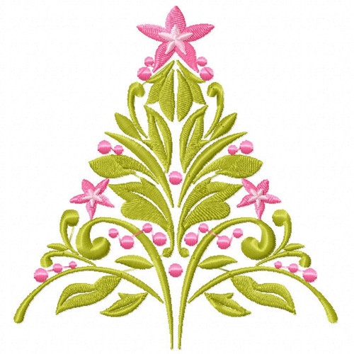 Christmas Tree #11 Machine Embroidery Design