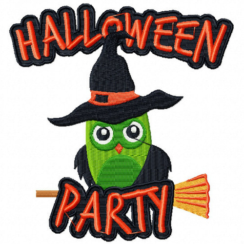 Witchy Owl Eyes #02 Spooky Collection Machine Embroidery Design