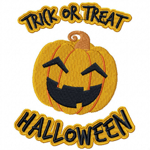 Pumpkin Eyes #03 Spooky Collection Machine Embroidery Design