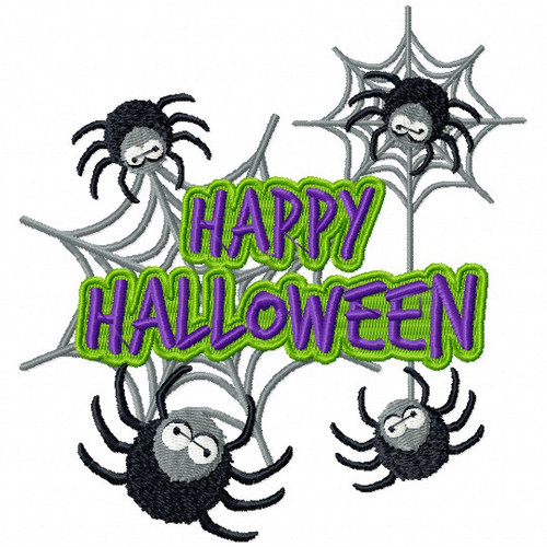 Spider Eyes #04 Spooky Collection Machine Embroidery Design