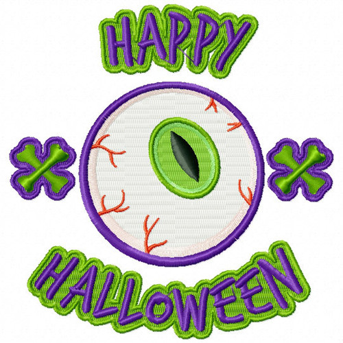 Halloween Eyes #01 Spooky Collection Machine Embroidery Design