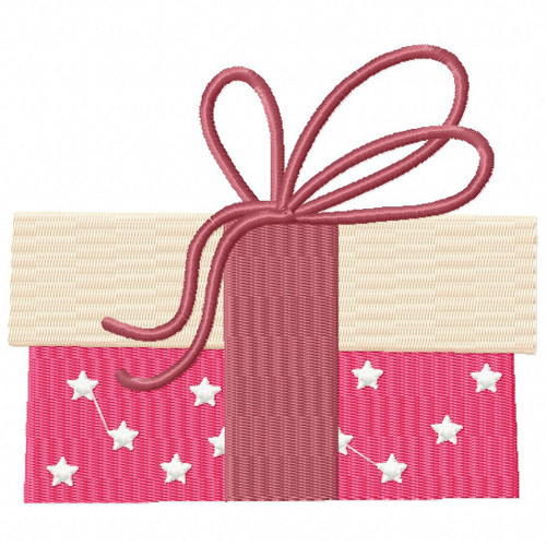 Peachy Gift - Christmas Gift #06 Machine Embroidery Design