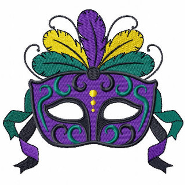 Masquerade - Mardi Gras Collection #03 Machine Embroidery Design