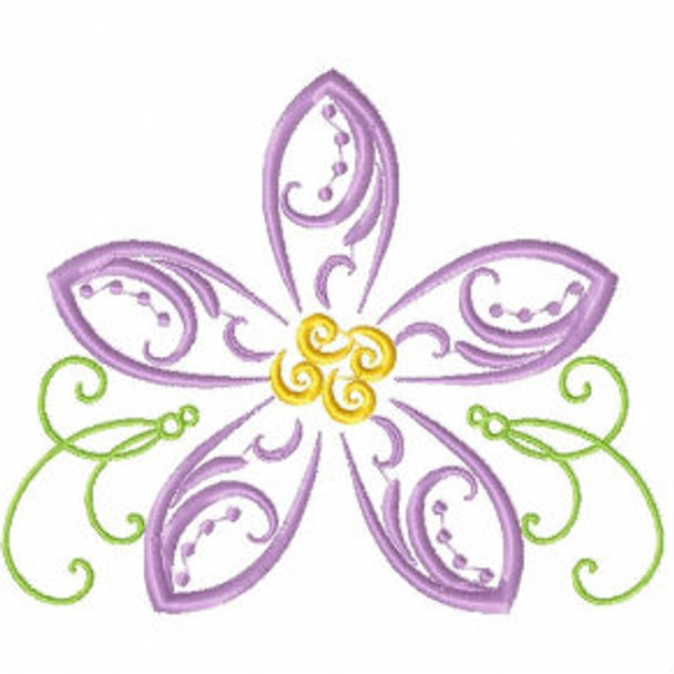 Easter Flower - Abstract Easter Collection #05 Machine Embroidery Design