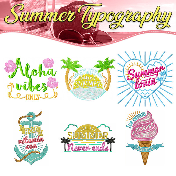 Summer Typography Full Collection