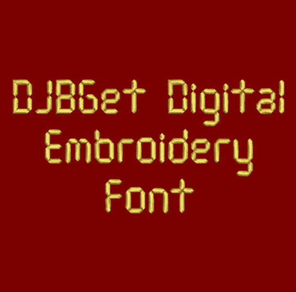 DJB Get Digital Embroidery Font Now Includes BX Format