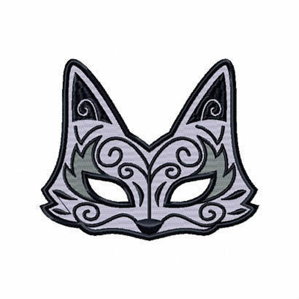 Fox Eyemask - Masquerade Design Collection #13 Machine Embroidery Design