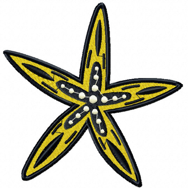 Starfish #11 Machine Embroidery Design