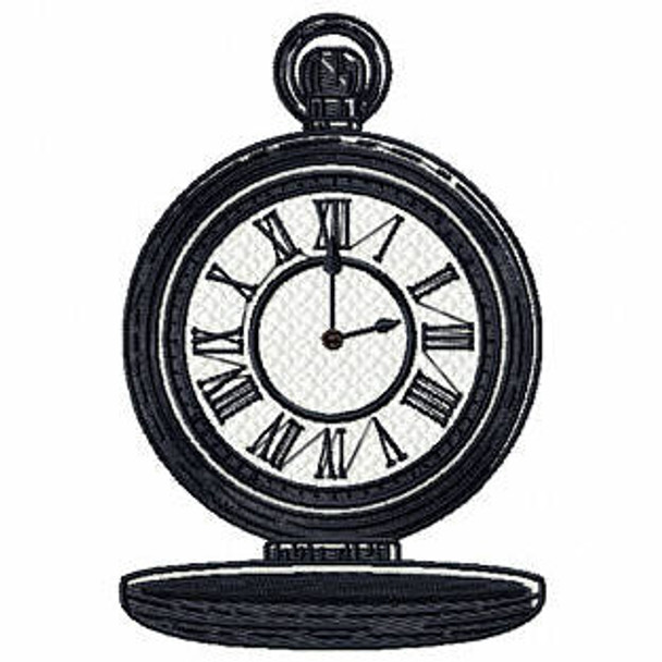 Vintage Pocket Watch - Antique Collection #10 Machine Embroidery Design