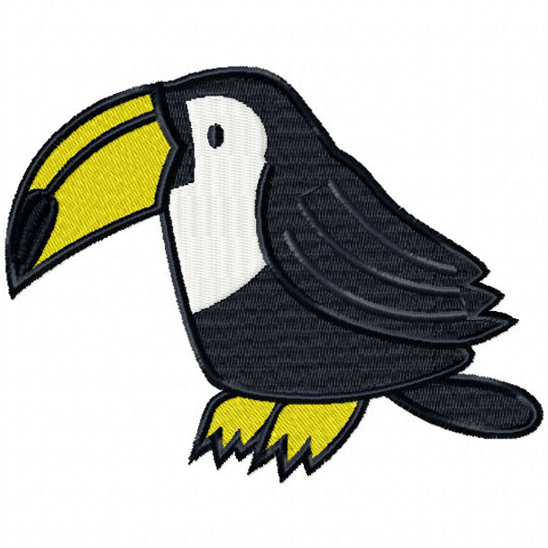 Toucan - Safari Animals #11 Machine Embroidery Design