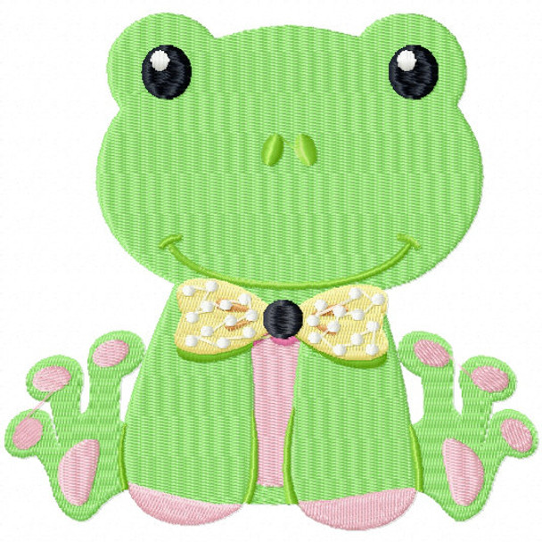 Stuffed Frog - Stuffed Toy #12 Machine Embroidery Design