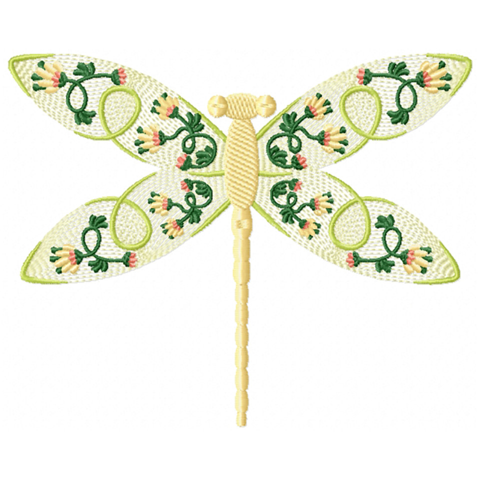 Machine embroidery designs  dragonfly collection of 6 Machine embroidery designs  dragonfly collection of 6
