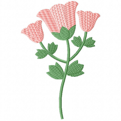 Machine Embroidery Design - Flower Embellishment #05