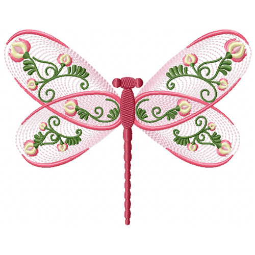 Machine Embroidery Design - Dragonfly #04 Collection