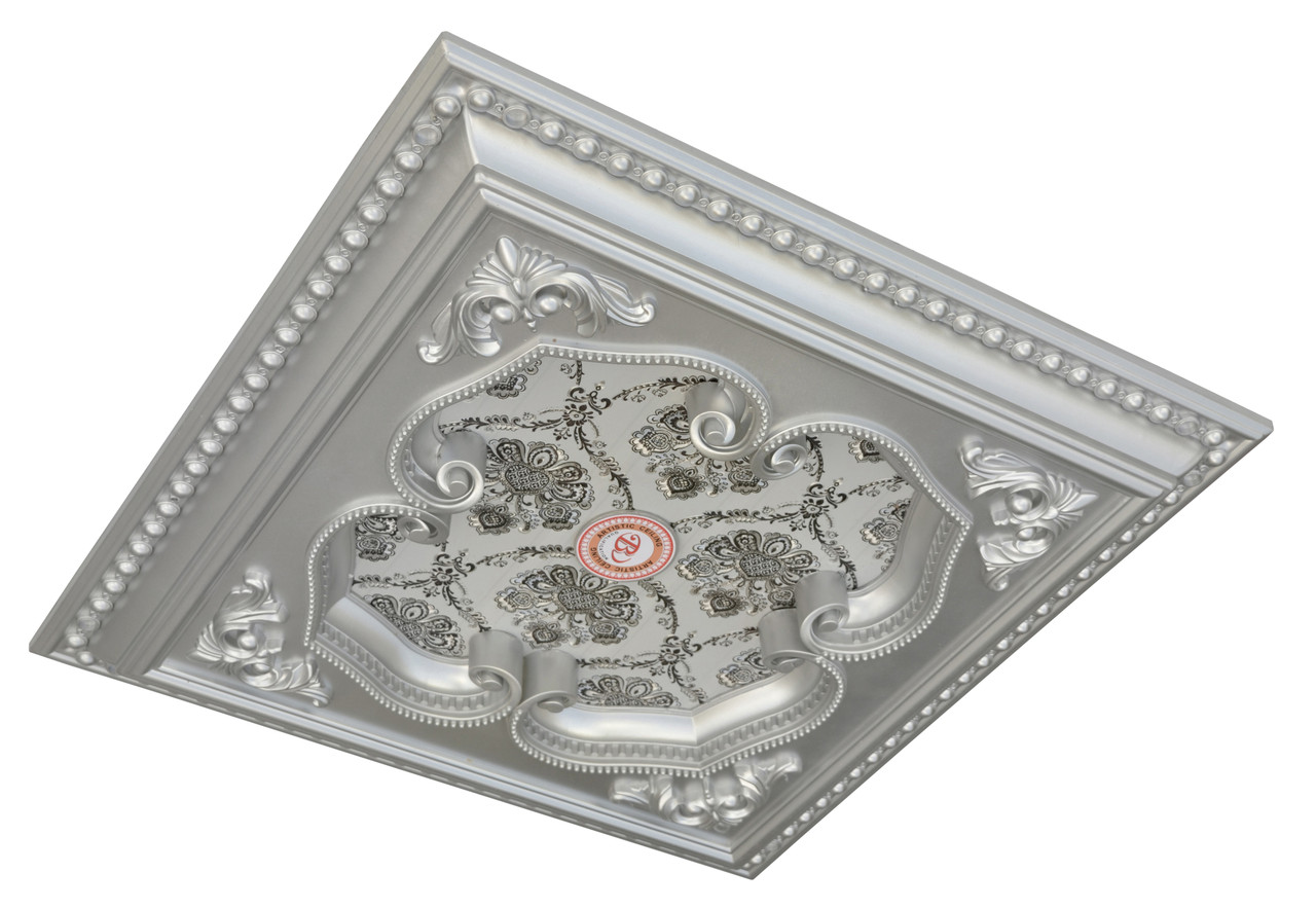 プレデター ウォールレリーフ Silver Four Leaf Clover and Silver Frame Octagon Chandelier