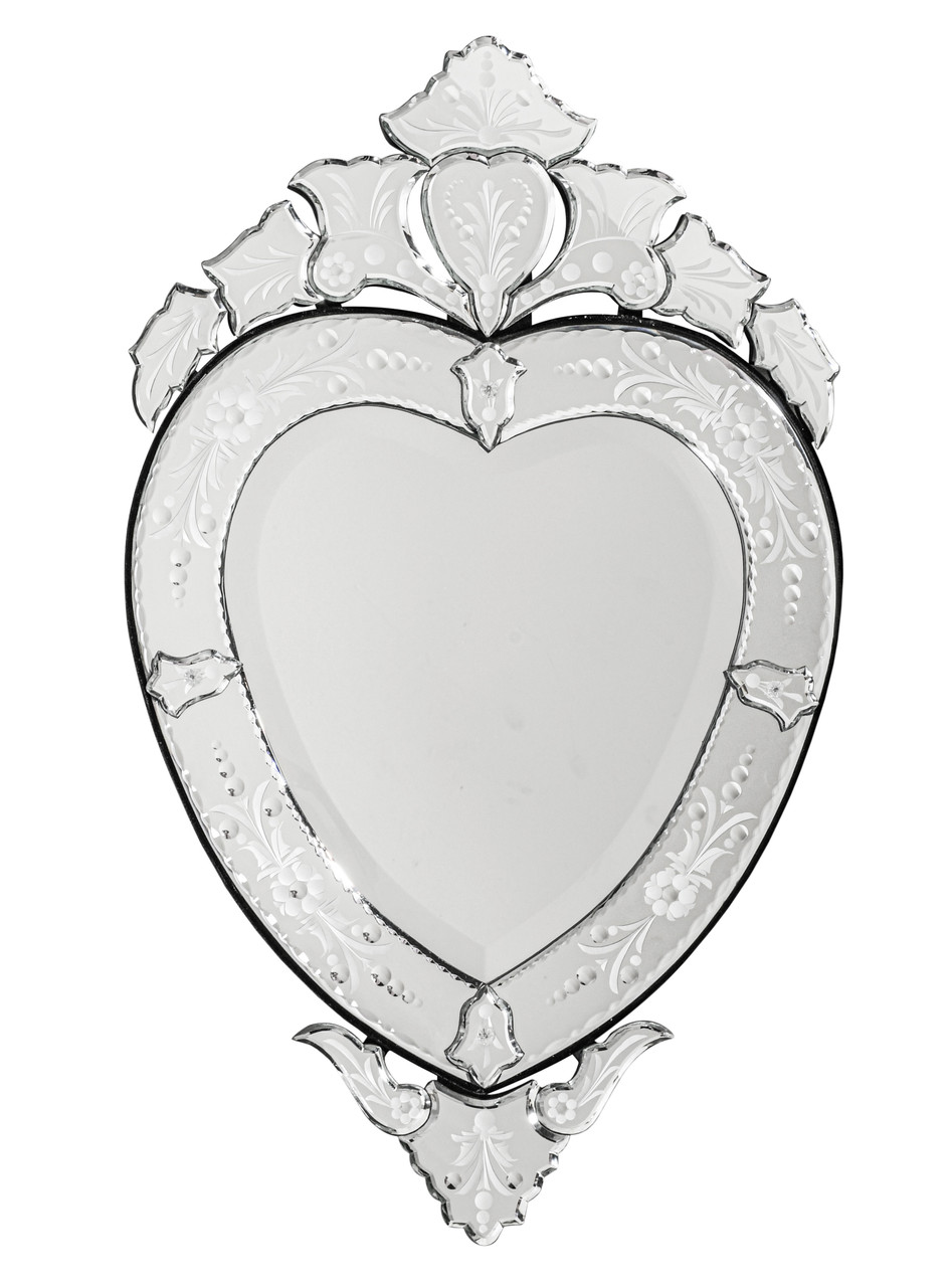 Venetian Heart Mirror - AFD Home