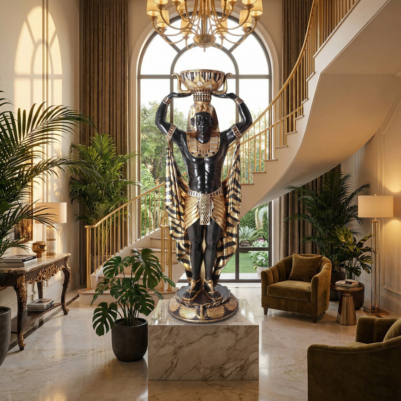 Egyptian Male Plant Holder - AFD Home