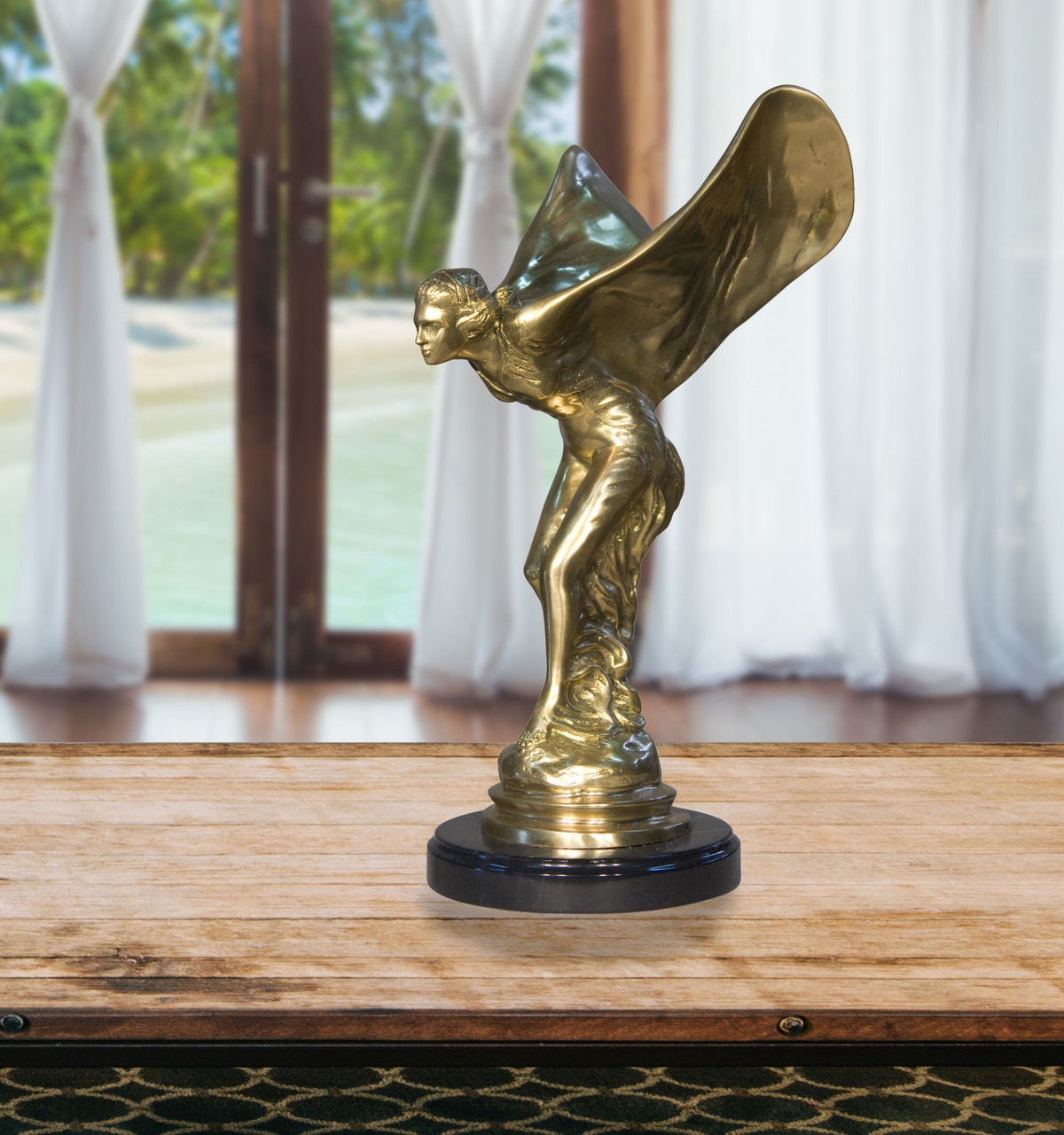 Bronze Spirit of Ecstasy 11L X 7D X 15H