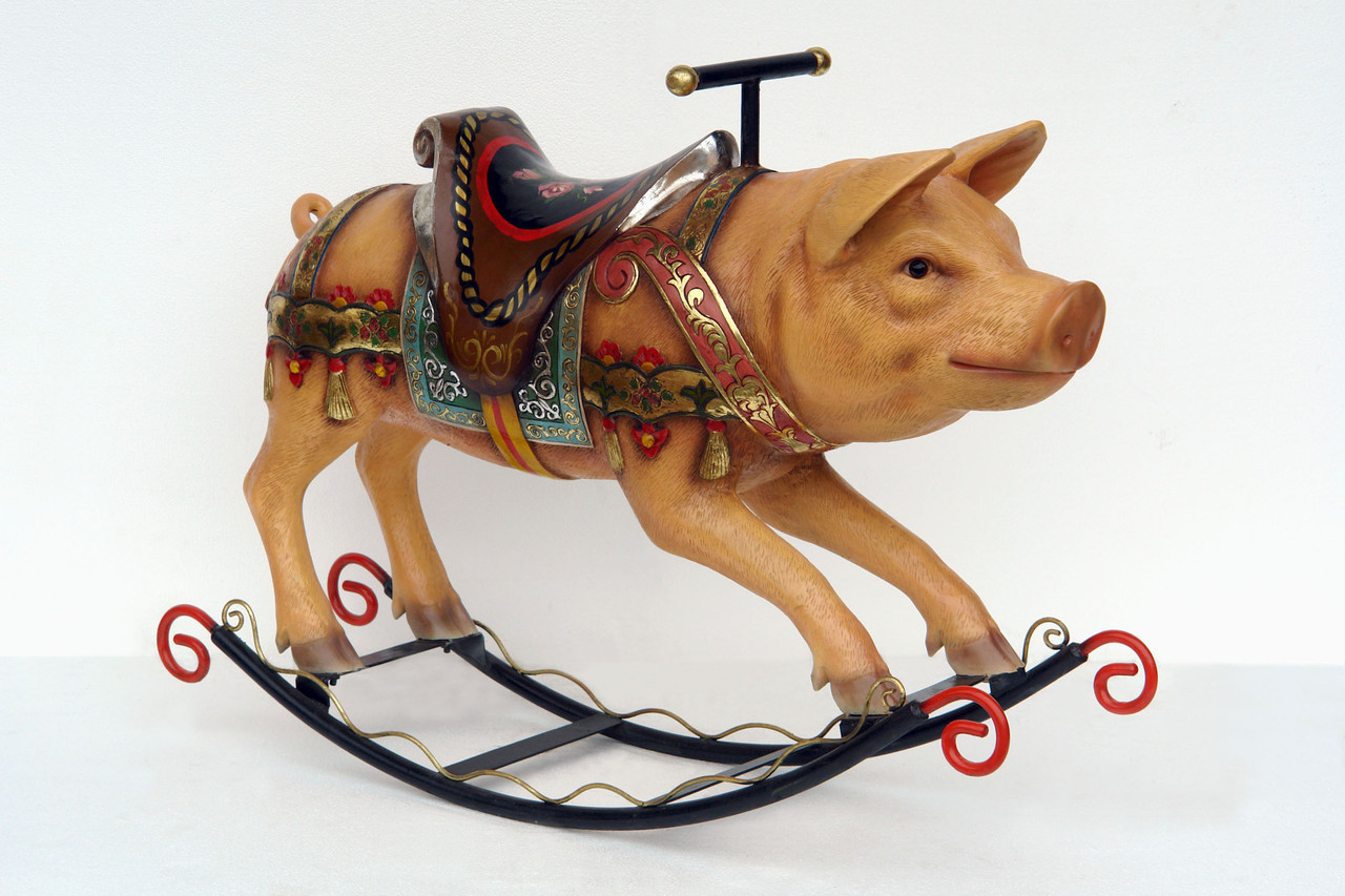 Rocking Pig 48L X 14D X 34.5H