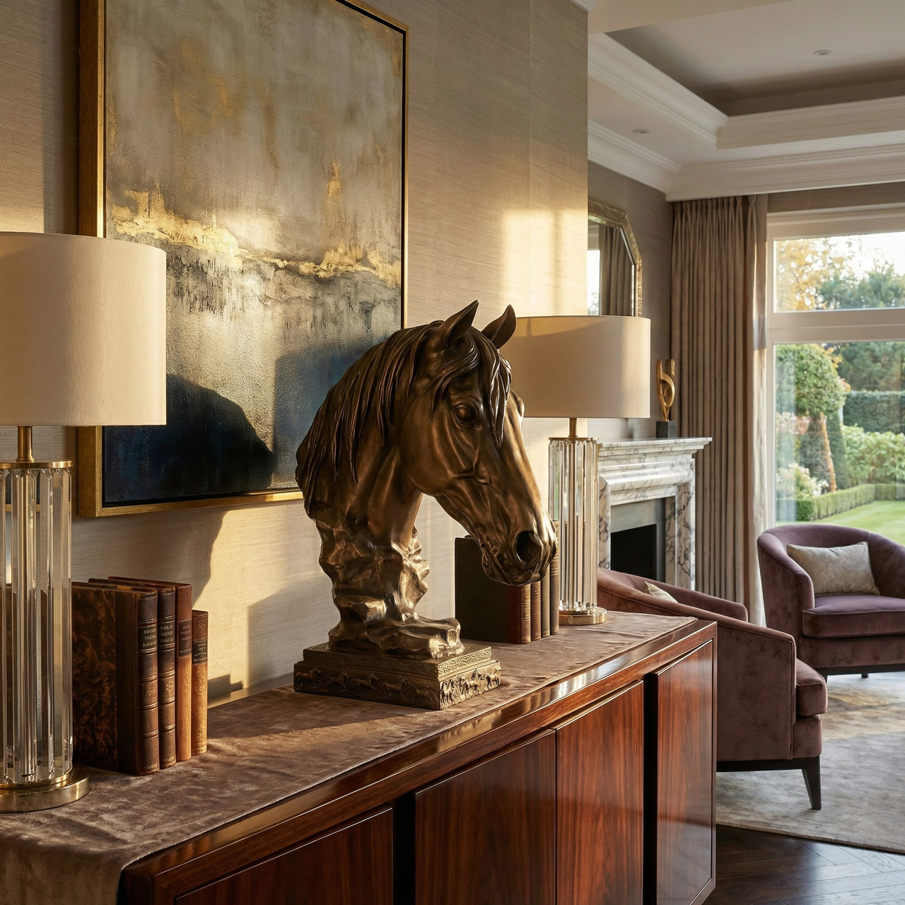 Bronzed Horse Bust Classic - AFD Home