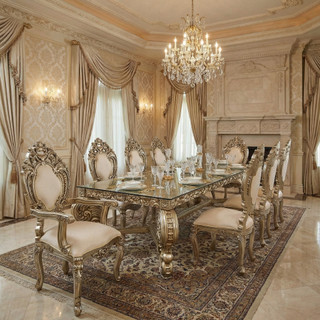 Platine Rococo Dining Arm Chair