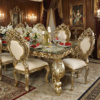 Platine Rococo  Dining Side Chair