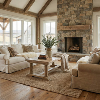 Farmhouse Reclaimed Wood Natural Coffee Cocktail Table 52.5 Inches