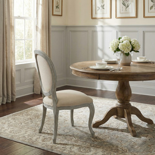 Mystique Gray Mahogany Casual Dining Side chair