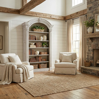 Mystique Gray Continental Casual Bookcase