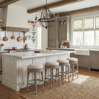 Mystique Gray Continental Swivel Counter Stool