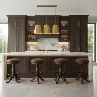 Church Street Leather Counter Height Stool