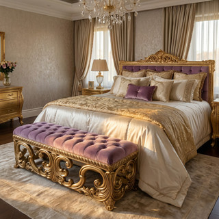 Platine Rococo Lavender 3 Seater