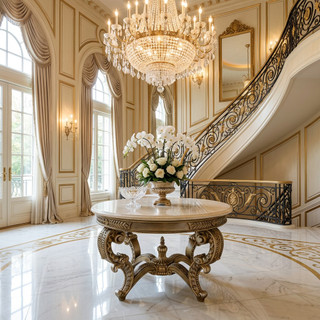 Platina Four Season Grand Hall Table