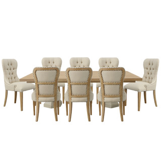 Beachstone Santa Barbara Dining Table Set of 9