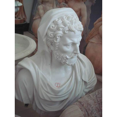 White Marble Bust 1