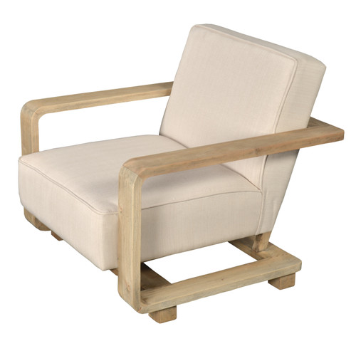 Mid Century Modern Rustic Fireside Chair