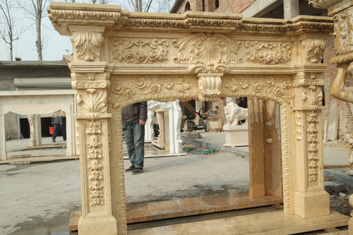 Marble Mantel Beige GE19174
