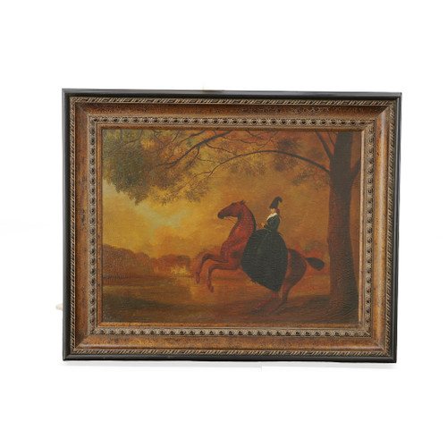 Prancer Framed Oil Painting