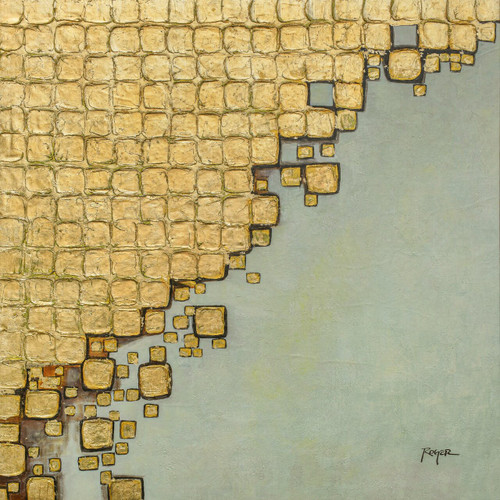 Gold Squares Giclee