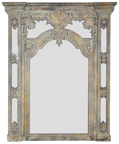 Baroque Grandeur Overmantel Mirror