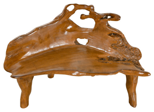 Teak Root Bench Medium 55"W x 20"D x 36"H