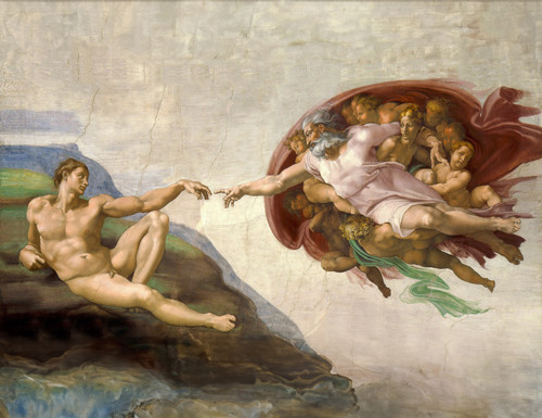 Creation of Adam Giclee 36x48