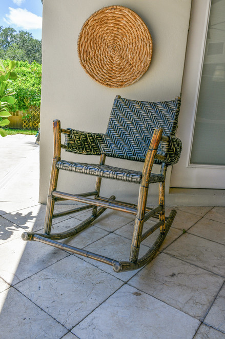 Asheville Park Natural Rattan Rocking Chair - AFD Home