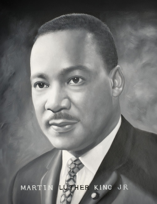 Martin Luther King Jr Portrait Giclee 36x48