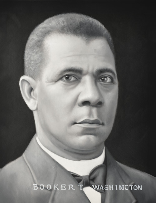 Booker T Washington Portrait Giclee 36x48